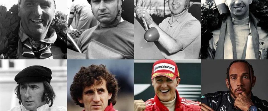 Los pilotos más ganadores de la F1