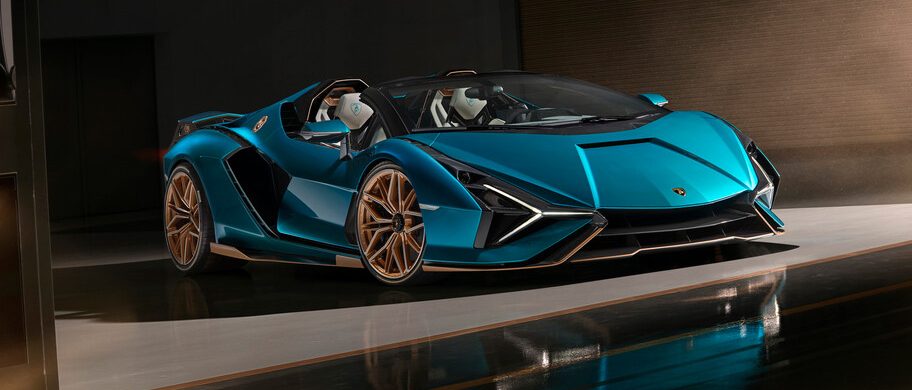 Lamborghini Sian Roadster, la fuerza híbrida hecha descapotable