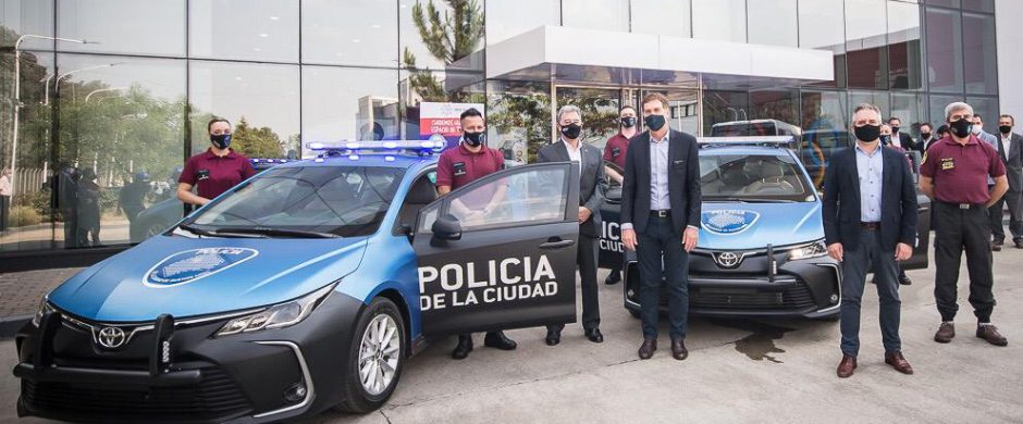 Toyota Argentina presentó los nuevos patrulleros Corolla para la ciudad de Buenos Aires