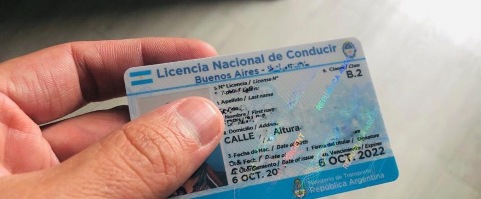 Licencias de conducir en la Región