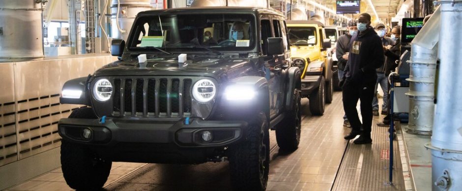 Jeep comenzó la producción del Wrangler 4xe