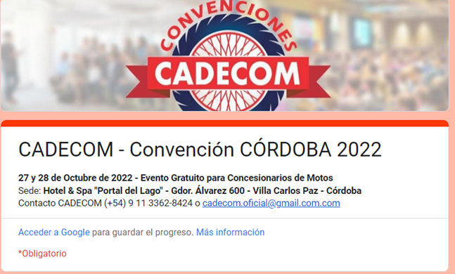 CADECOM – Convención CÓRDOBA 2022